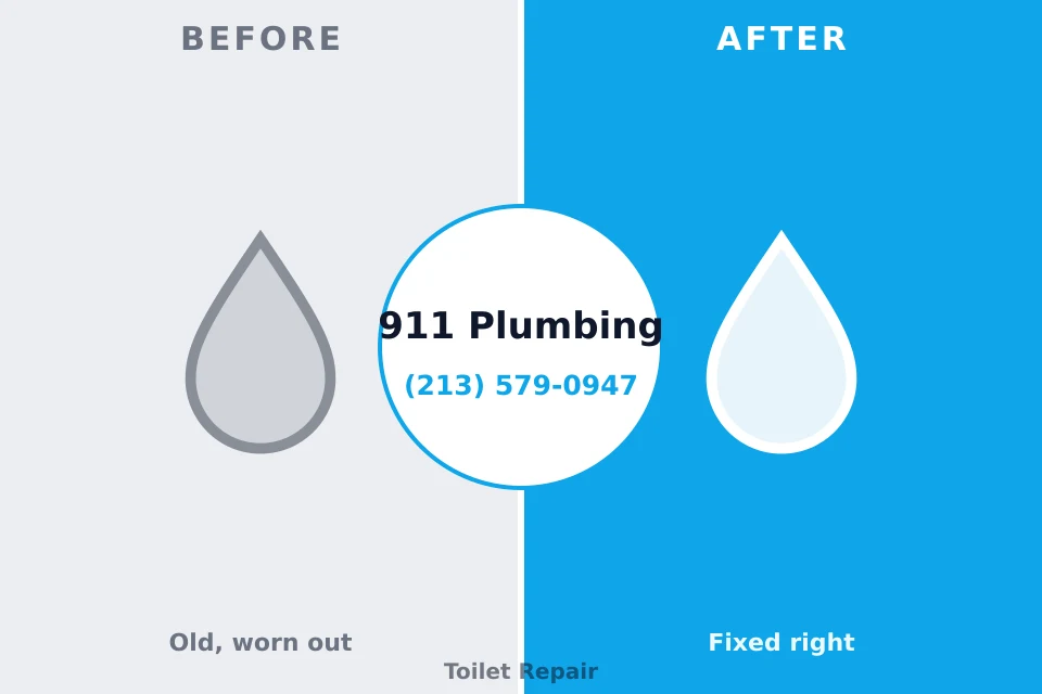 Before and after: plumbing repair Carroll, IA
